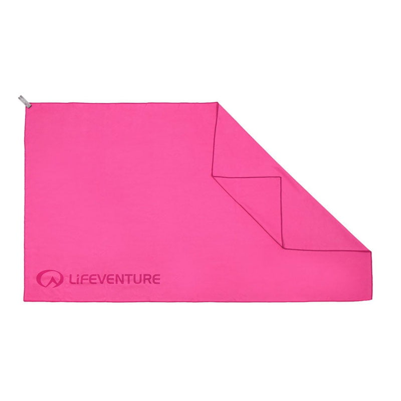 Lifeventure SoftFibre Travel Towel - Giant Pink | CAMPCRAFT®