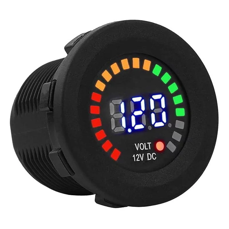 Lumeno Battery Indicator with Volt Meter Socket