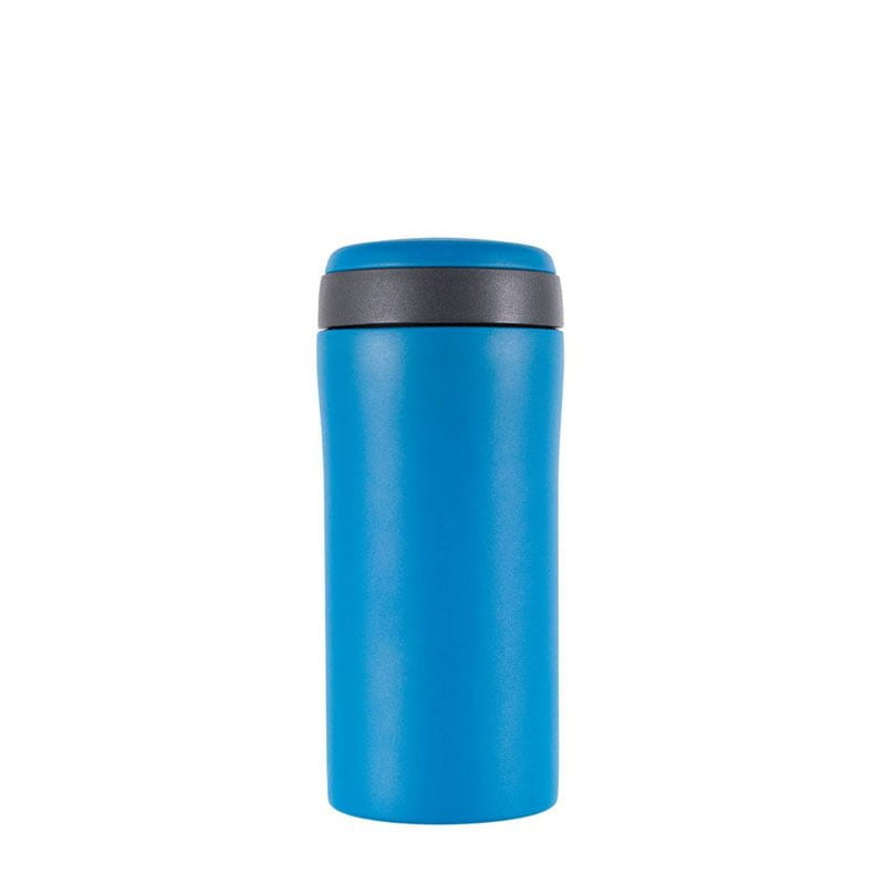 matt blue travel mug