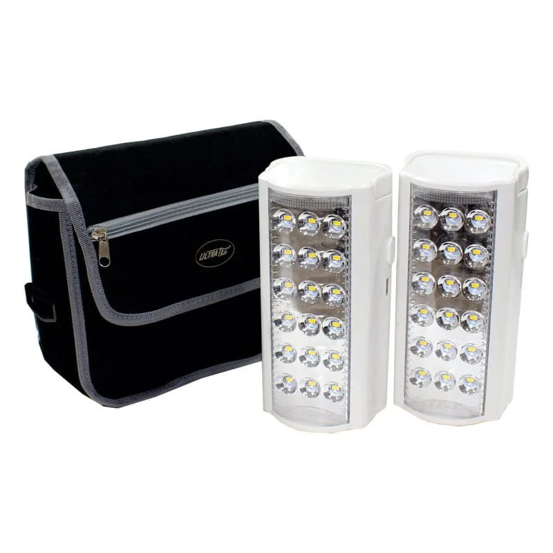 Ultratec MS6908-LT 800 Lumen Rechargeable LED Lantern Set