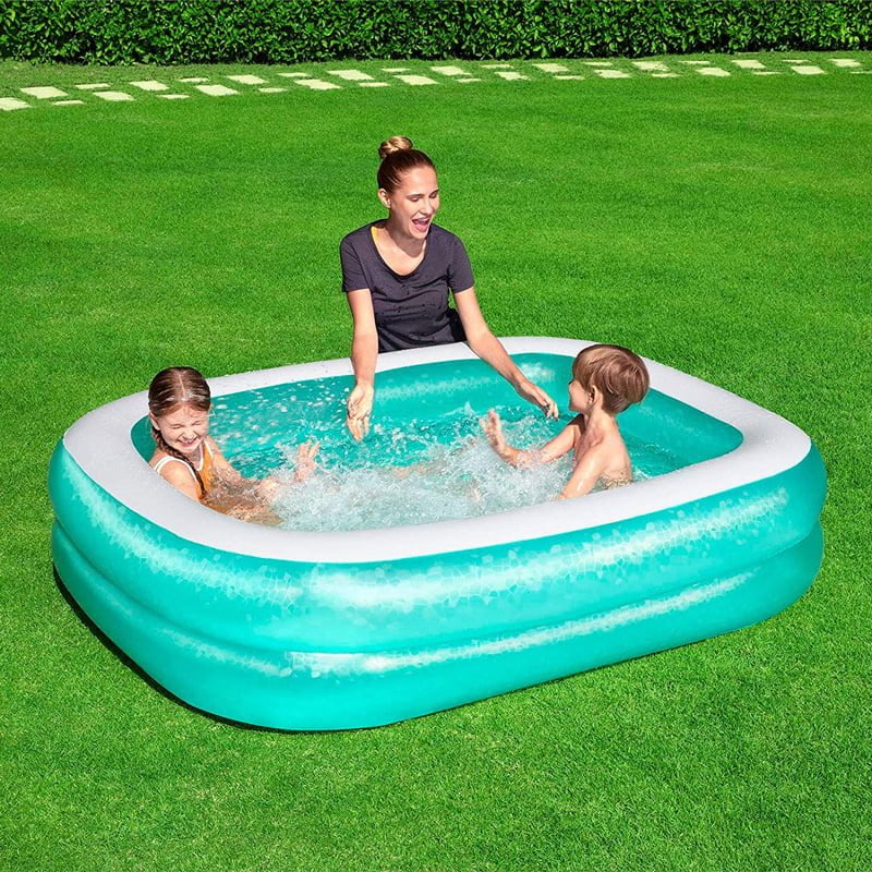 Bestway Blue Rectangular Family Pool - 2.01m