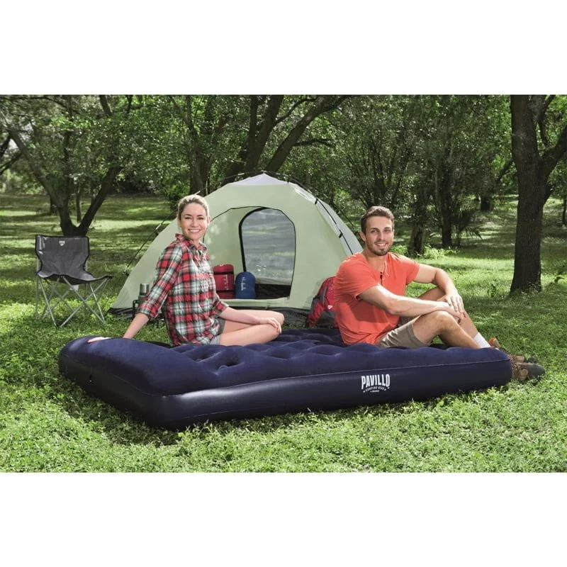 Bestway Easy Inflate Flocked Airbed - Double