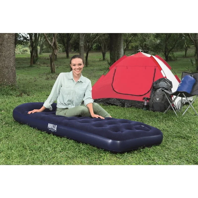 Bestway Easy Inflate Flocked Airbed - Single