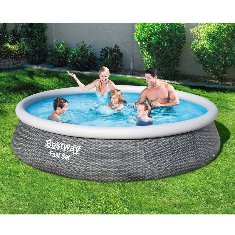 Bestway Rattan Fast Set Pool Set - 3.96m