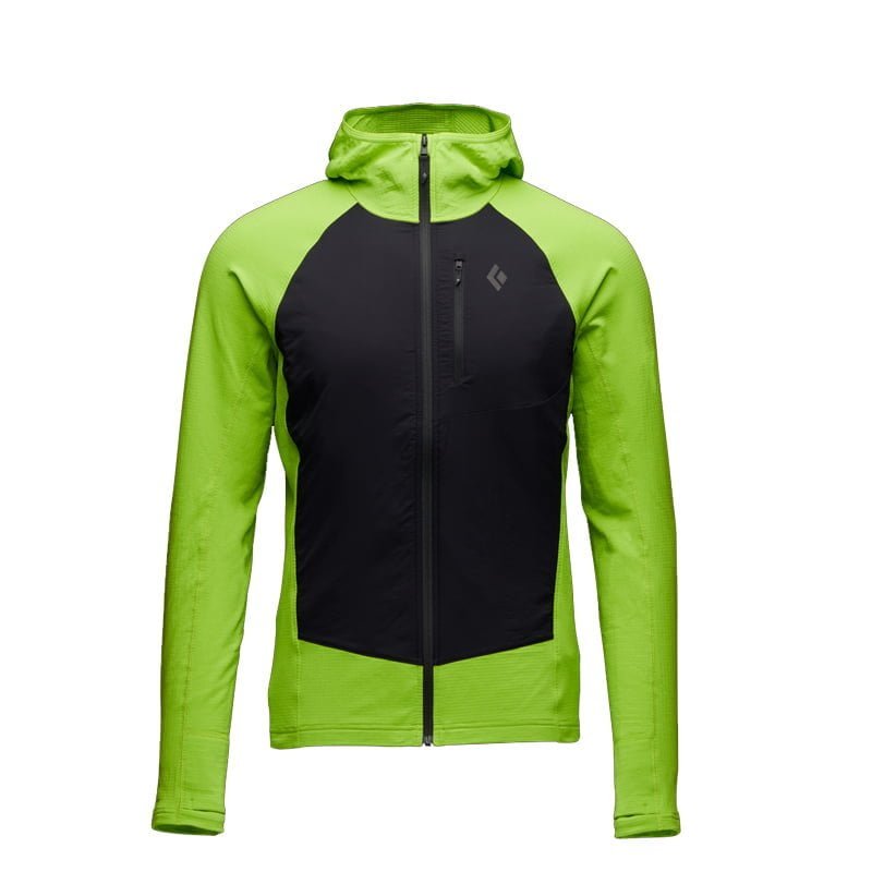 Black Diamond Coefficient LT Hybrid Hoody - Men's Lime