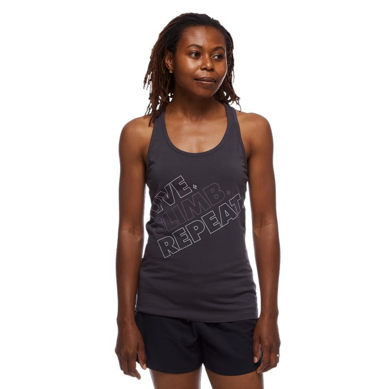 Black Diamond Live.Climb.Repeat Tank - Women's Carbon