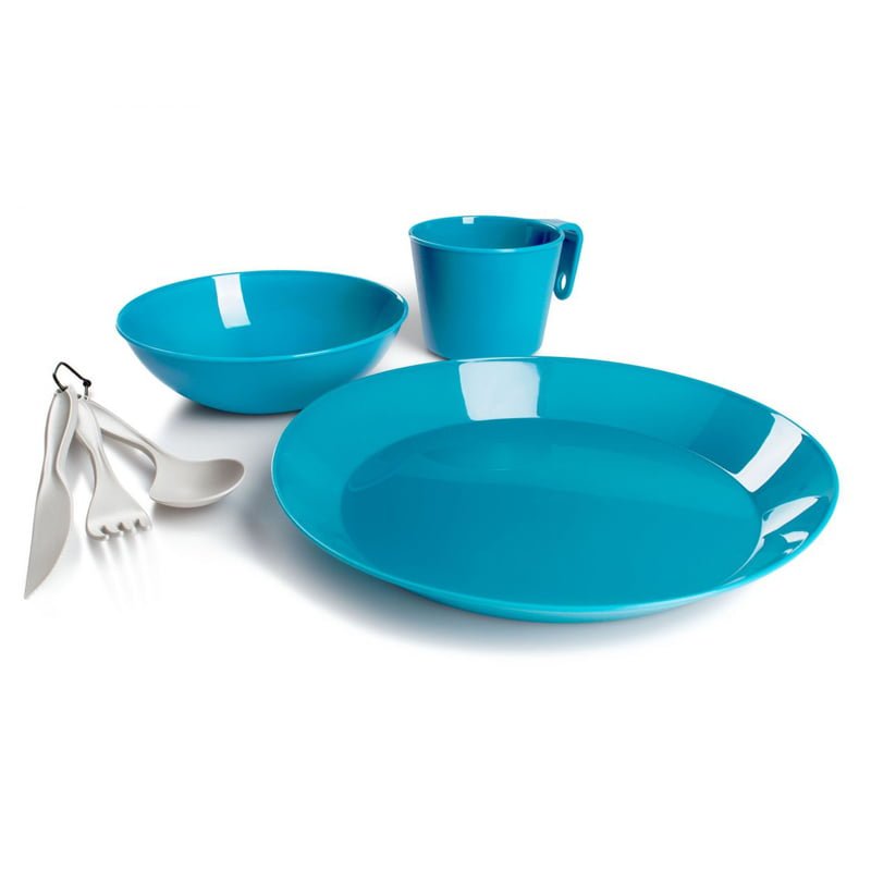 GSI Outdoors Cascadian 1 Person Table Set - Sky Blue | CAMPCRAFT®