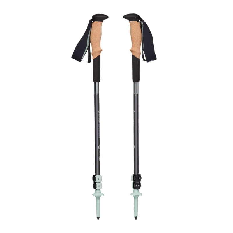 Black Diamond Pursuit Shock Trekking Poles - Foam Green