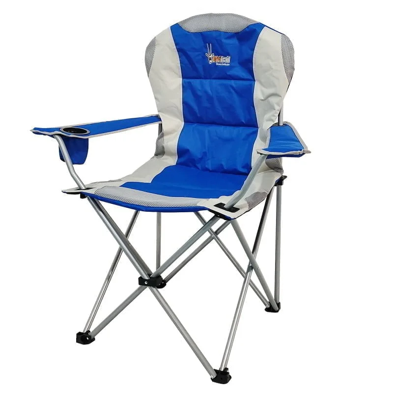 Afritrail Roan Deluxe Padded Camp Chair - Blue