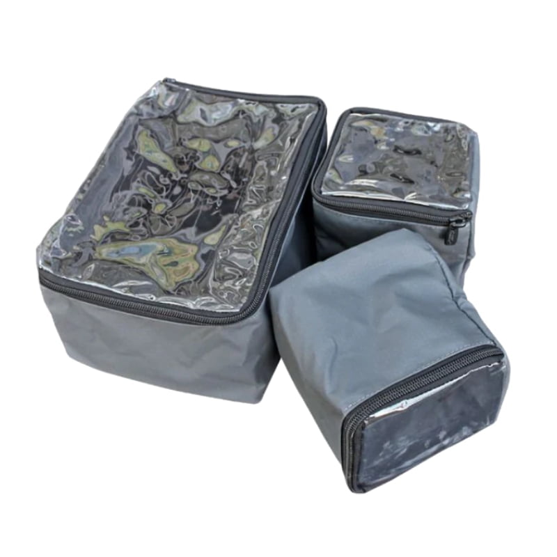 Camp Cover Ammo Pouches Ripstop - Half Quarters Charcoal