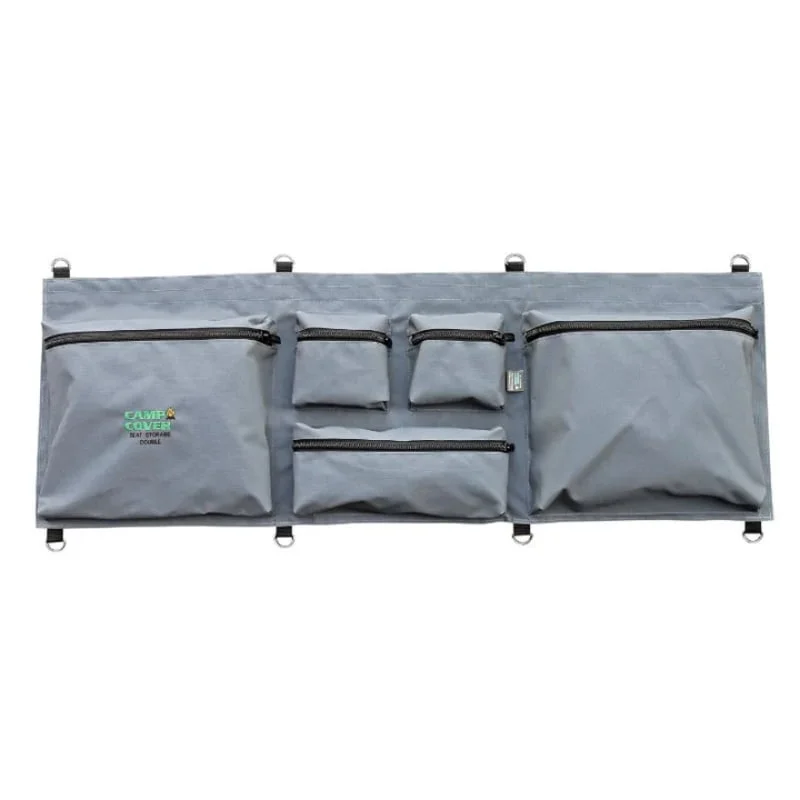 Camp Cover Seat Storage Bag Double - Charcoal