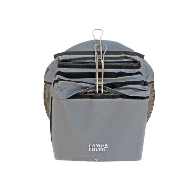 Camp Cover Wheel Bin Safari - Extra Large Charcoal