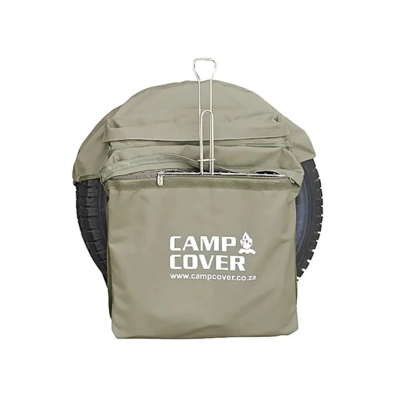 Camp Cover Wheel Bin Safari - Large Khaki