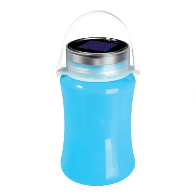 Ultratec SLS Solar LED Silicone Waterproof Lantern - Blue