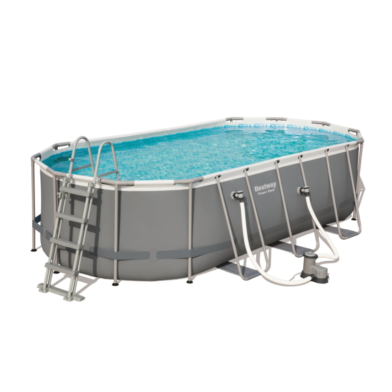 Bestway Power Steel Oval Frame Pool Set - 5.49m