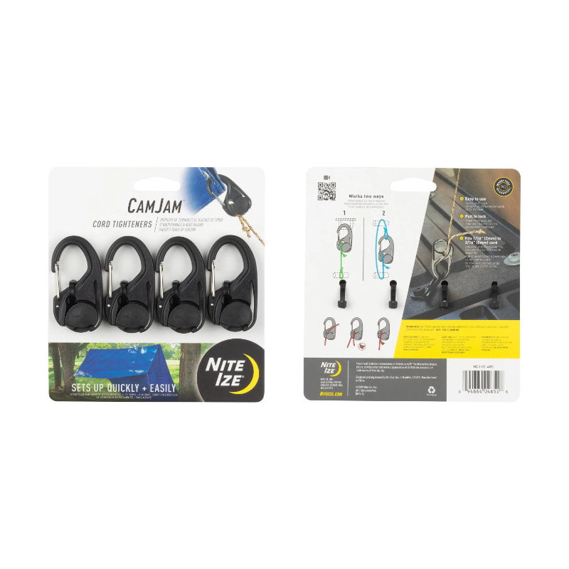 Nite Ize CamJam Cord Tightener 4 Pack