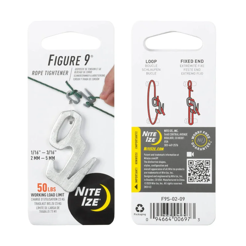 Nite Ize Figure 9 Rope Tightener Small Aluminium