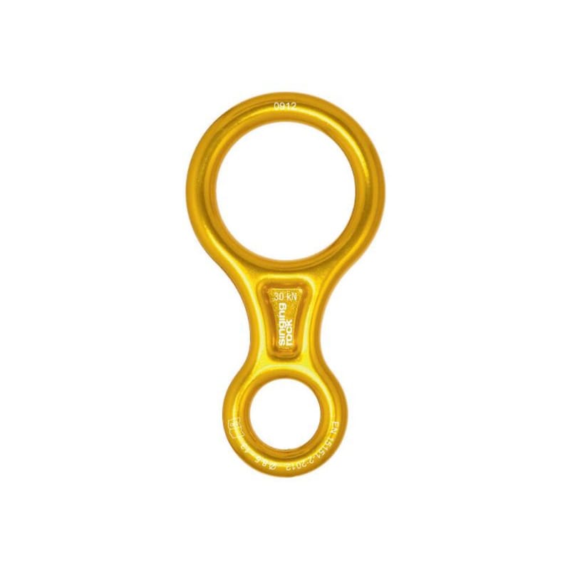 Singing Rock Figure 8 Rappel and Belay Device - Large Yellow